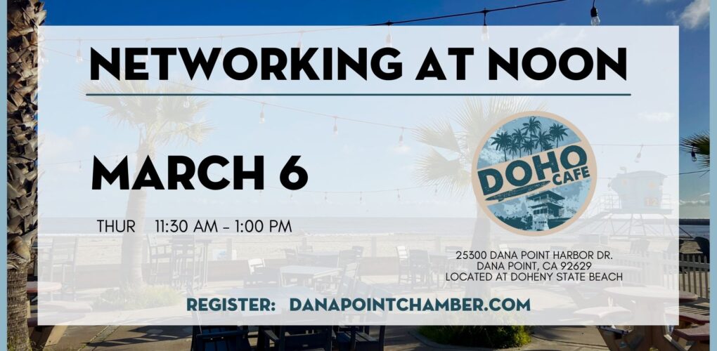 Networking at Noon | Doho Cafe | March 6